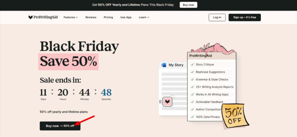 ProWritingAid Our biggest Black Friday yet 1 1