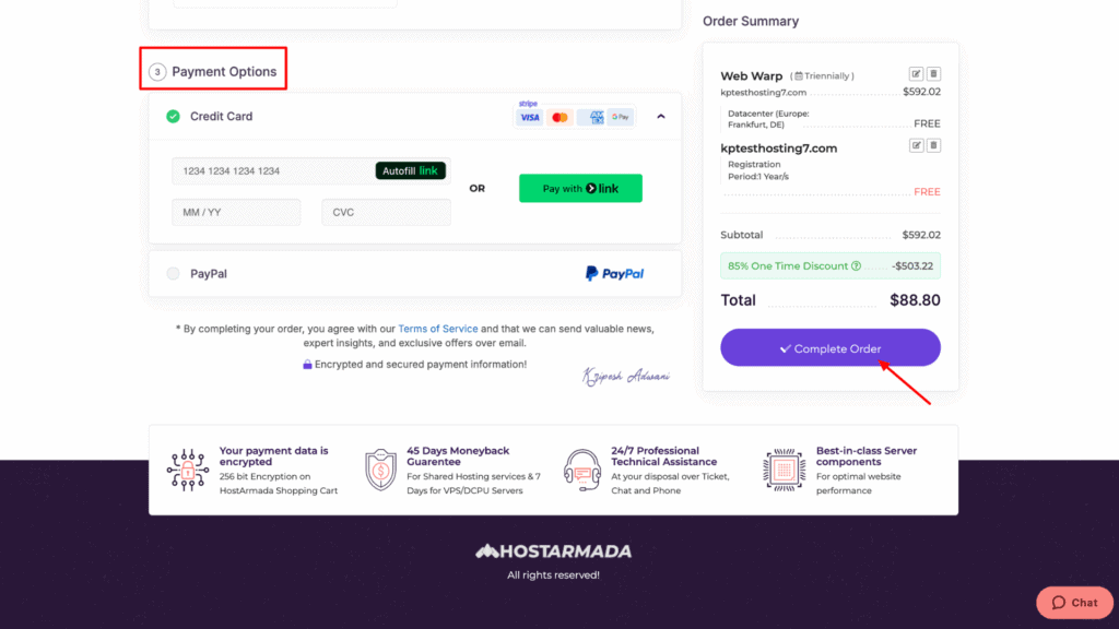 Step 8 Claim the Offer