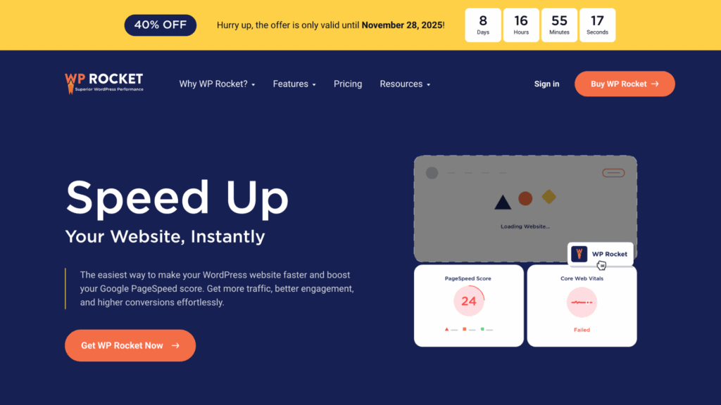 WP Rocket Black Friday Deal 2025