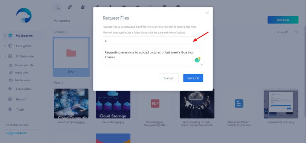 Icedrive Review (2026) - Why I Bought IceDrive? 8 Pros & 5 Cons 18 Icedrive File Request
