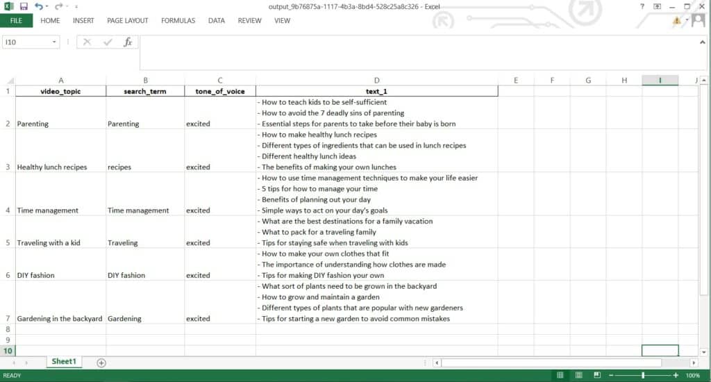 Writesonic Review (2026) - Is it Accurate & Cheap? 52 Writesonic Bulk Upload Output