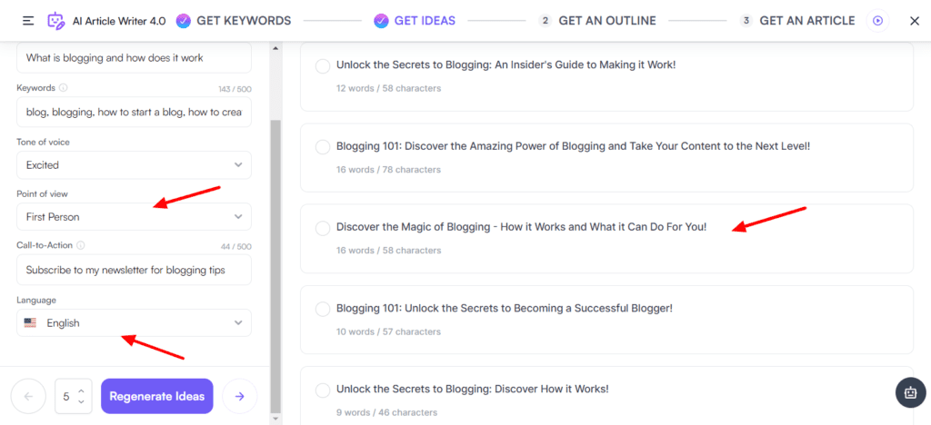 Writesonic Review (2026) - Is it Accurate & Cheap? 40 Writesonic Long form Writer - Get Ideas