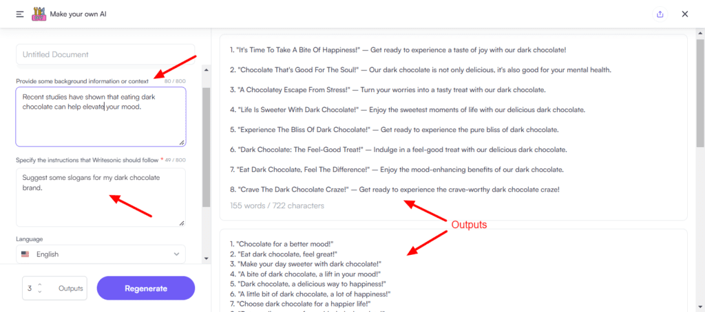 Writesonic Review (2026) - Is it Accurate & Cheap? 38 Writesonic Make your own AI
