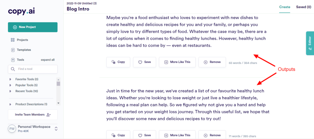 11 Best FREE AI Content Generator Tools (2026) - Free AI Tools For Content Creation 2 Copy AI Blog Intro
