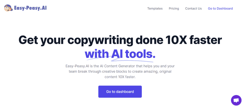 11 Best FREE AI Content Generator Tools (2026) - Free AI Tools For Content Creation 24 EasyPeasy Home Page