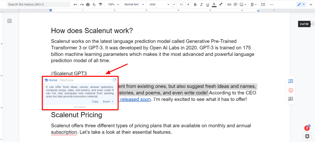 Scalenut Review (2026) - Best AI Writer For Long Form & SEO? 51 Scalenut Chrome extension working