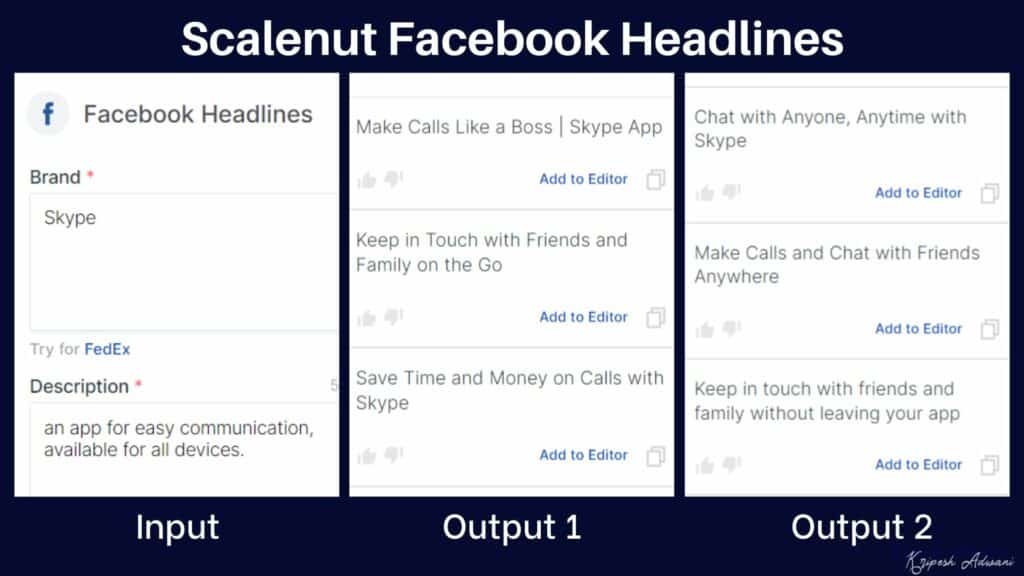 Scalenut Review (2026) - Best AI Writer For Long Form & SEO? 18 Scalenut Facebook Headlines
