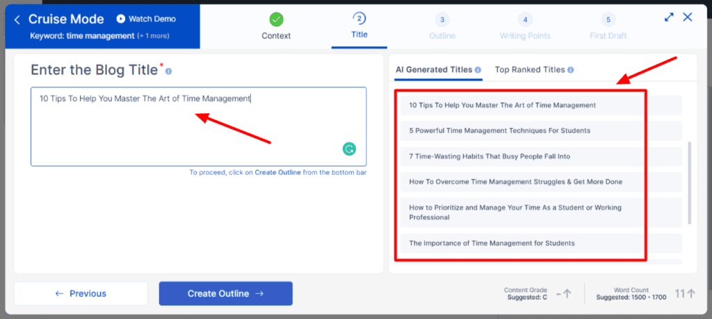 Scalenut Review (2026) - Best AI Writer For Long Form & SEO? 30 Scalenut Title Selection
