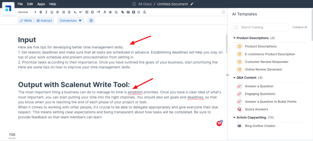Scalenut Review (2026) - Best AI Writer For Long Form & SEO? 34 Scalenut Write Tool