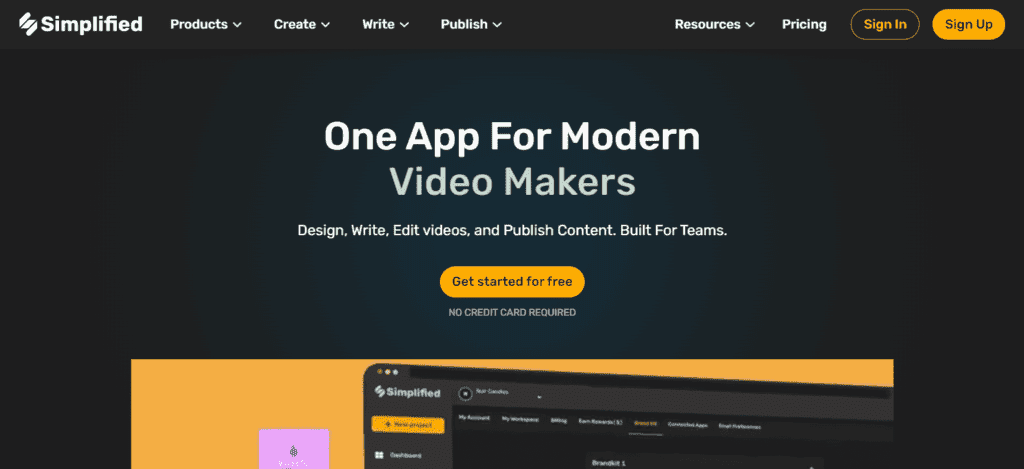11 Best FREE AI Content Generator Tools (2026) - Free AI Tools For Content Creation 15 Simplified homepage