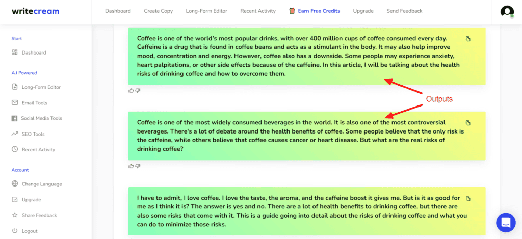 Writecream Review (2026) - Is Lifetime Deal Worth It? 19 Writecream Blog Intros