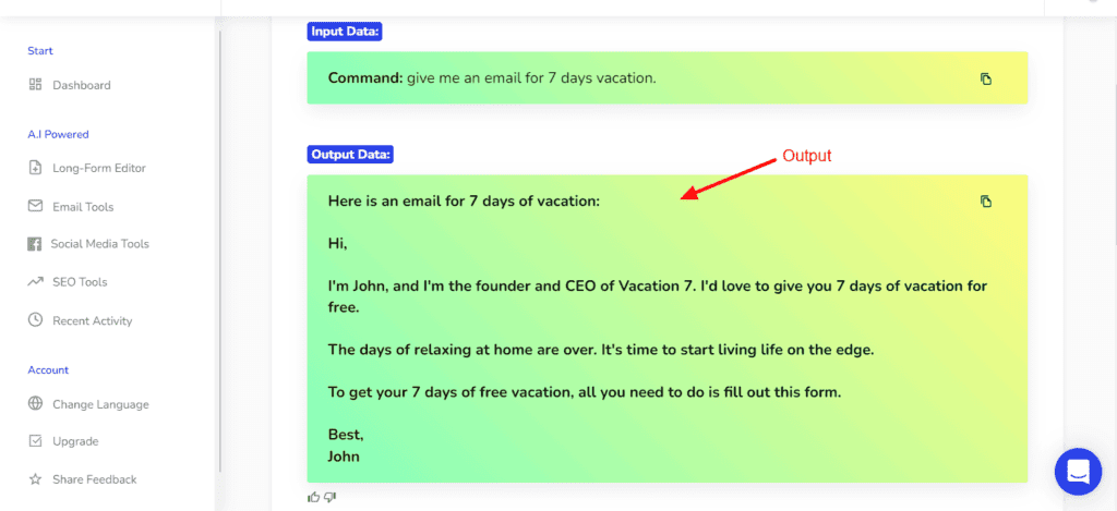 Writecream Review (2026) - Is Lifetime Deal Worth It? 26 Writecream Command Mode