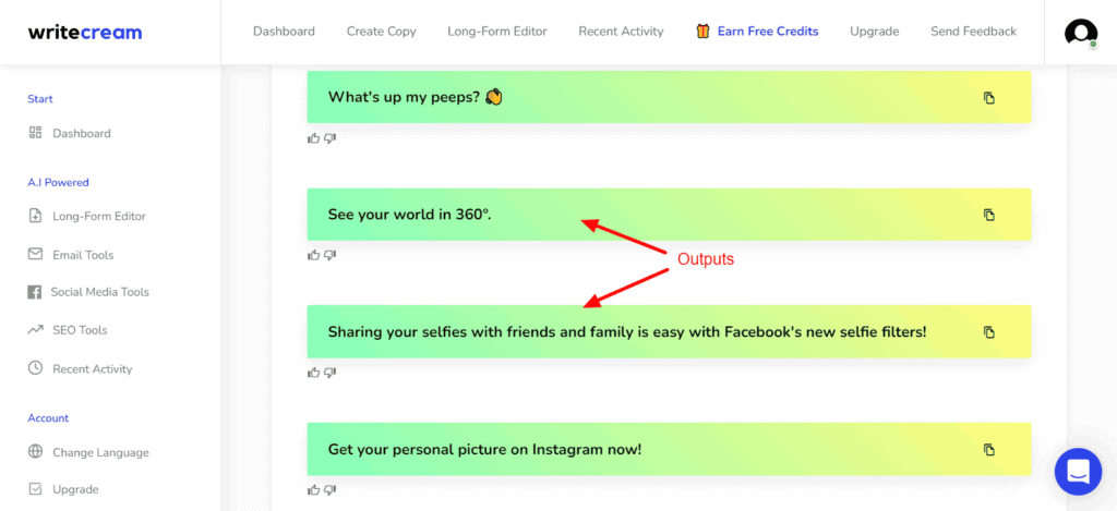 Writecream Review (2026) - Is Lifetime Deal Worth It? 14 Writecream Social Media Captions