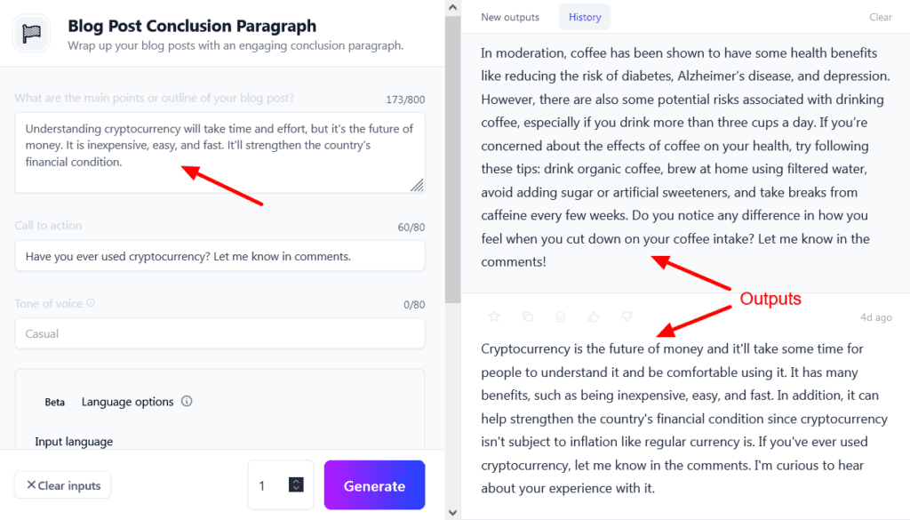 Jasper AI Blog Post Conclusion Paragraph