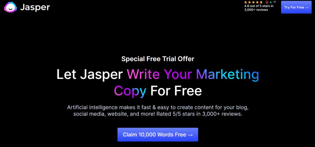Jasper AI Coupon Code