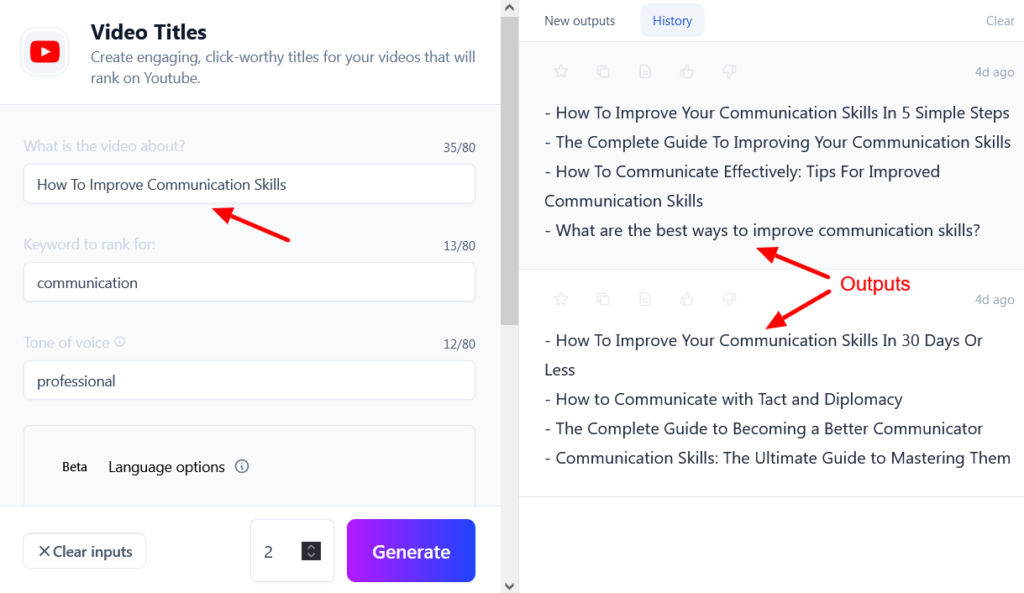 Jasper AI Video Titles