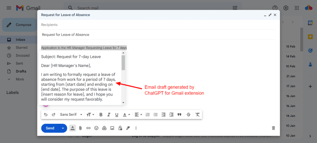 9 Best ChatGPT Extensions (2026) - It's ChatGPT On Steroids 1 ChatGPT for Gmail