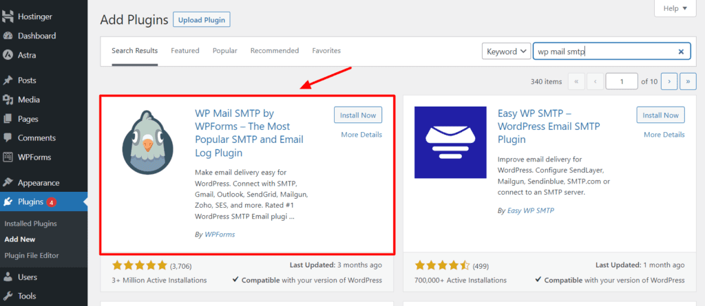 WP Mail SMTP Review (2026) - Easily Fix WordPress Emails 7 Installing-WP-Mail-SMTP