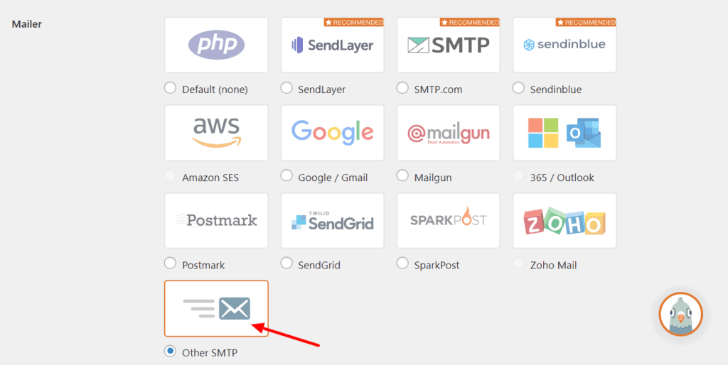 WP Mail SMTP Review (2026) - Easily Fix WordPress Emails 9 Selecting-a-Mailer-in-WP-Mail-SMTP