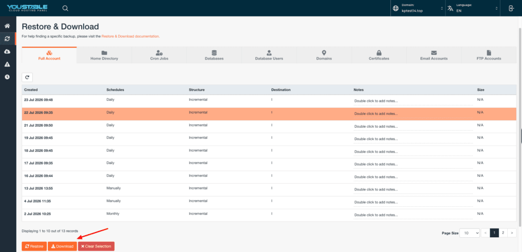YouStable Review August 2026 - Is It the Best Host for Indian Users? 12 YouStable Backups