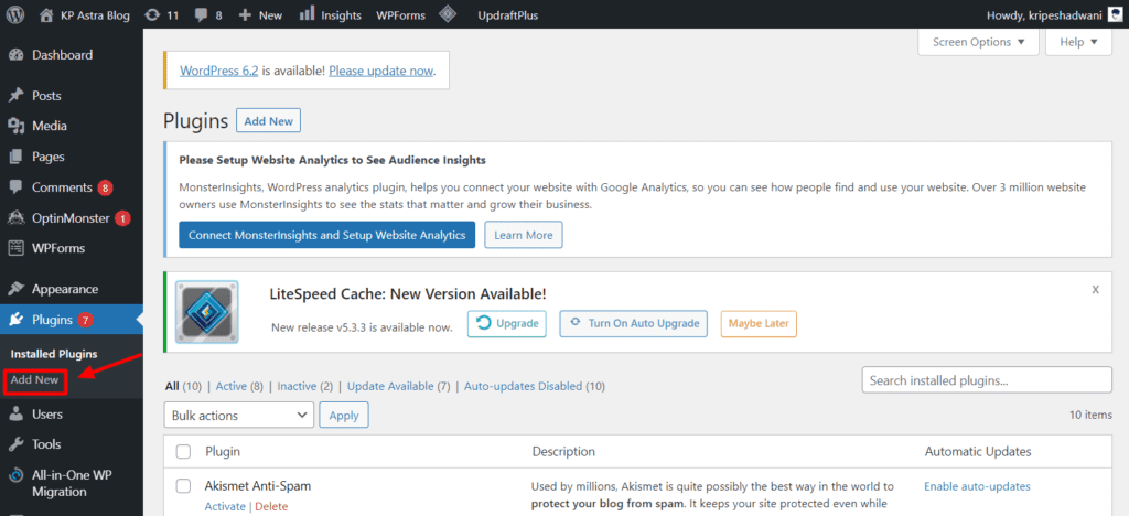 All In One SEO Review (2026) - Is This Worth Paying? 3 Add new Plugin in WordPress