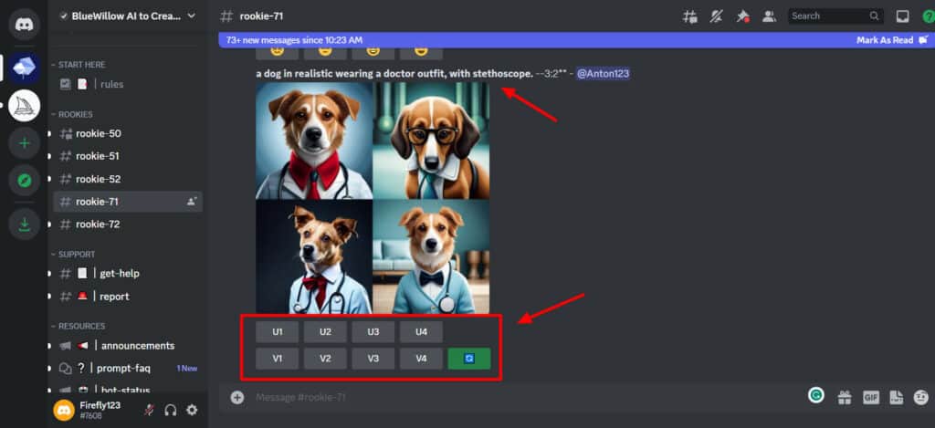 Bluewillow Ai art results