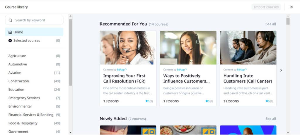 EdApp Course Library
