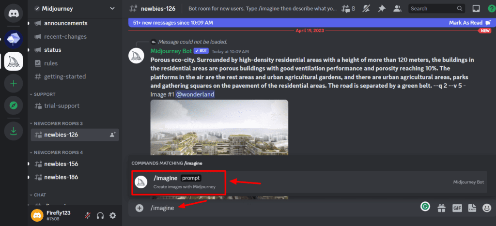 Imaging Prompt in Midjourney