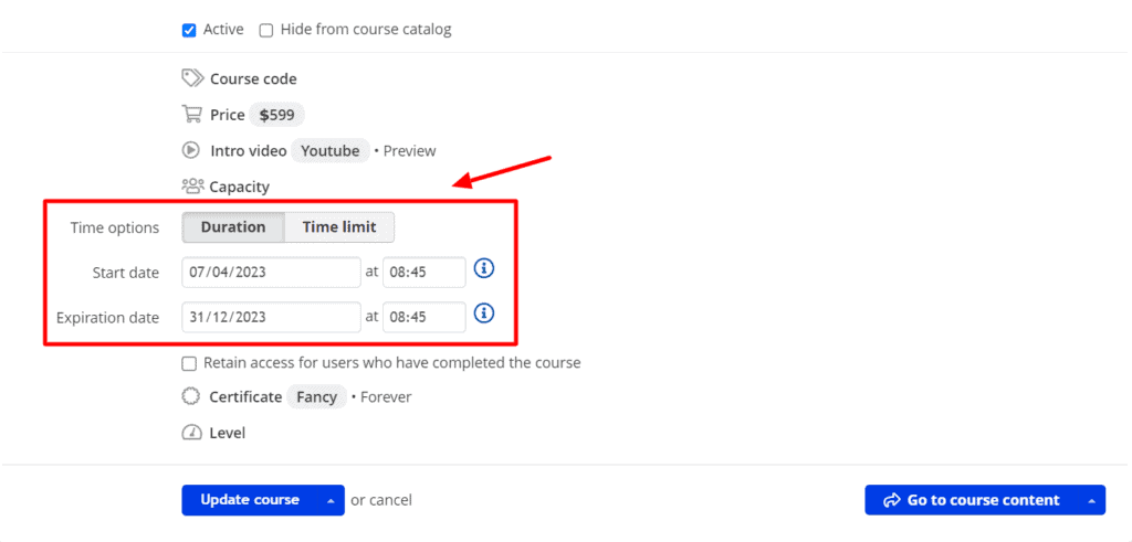 Talent LMS Drip Schedule