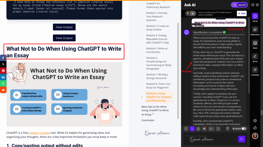 11 BEST AI Chrome Extensions (2026) - Everyone Should Use This 32 AnswerAI Ask AI output