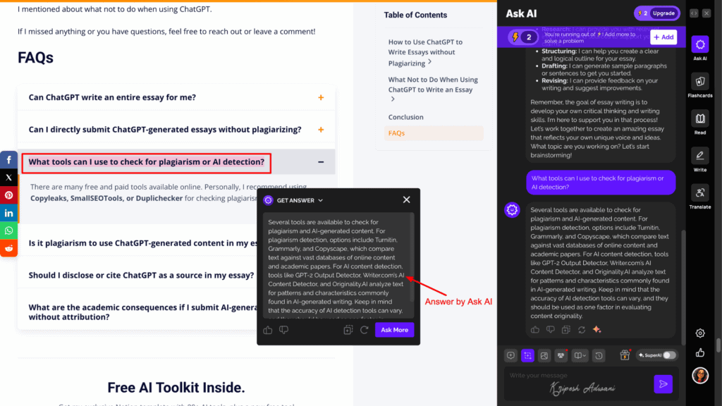 11 BEST AI Chrome Extensions (2026) - Everyone Should Use This 33 AnswerAI quick answer search