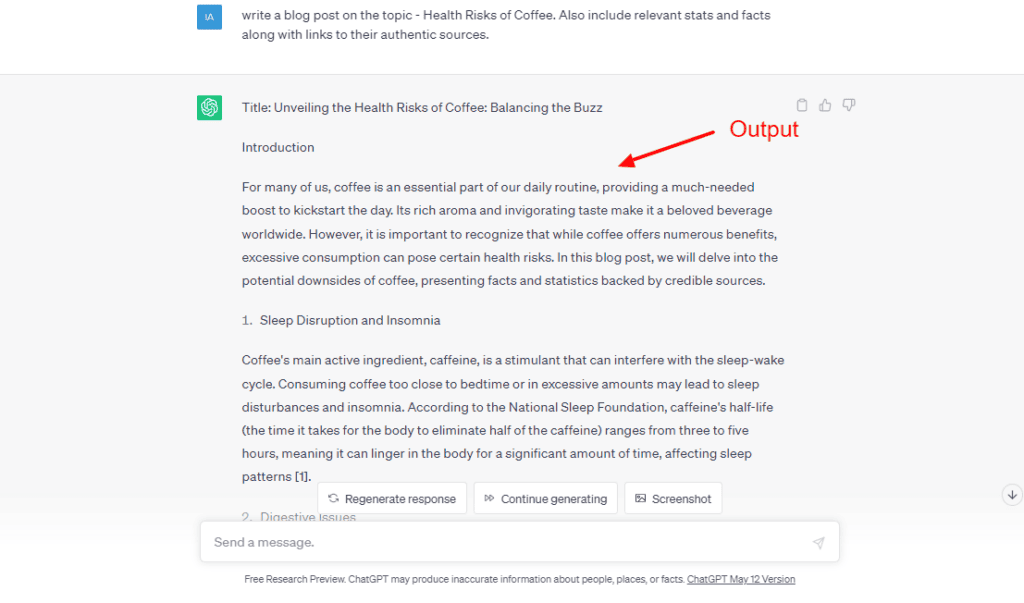 Voila Review (2026) - AI to Supercharge Your Productivity! 13 ChatGPT output