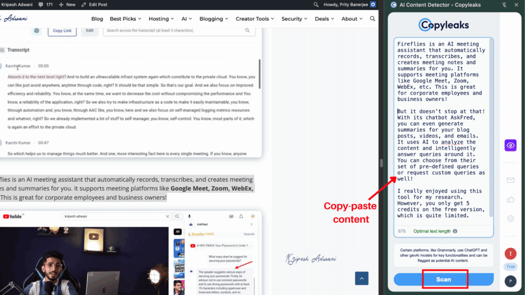 11 BEST AI Chrome Extensions (2026) - Everyone Should Use This 29 Copyleaks UI