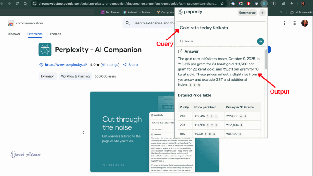 11 BEST AI Chrome Extensions (2026) - Everyone Should Use This 6 Perplexity Quick Search