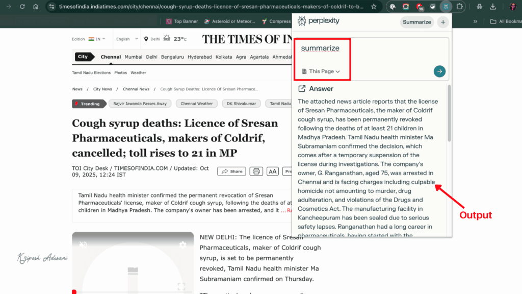 11 BEST AI Chrome Extensions (2026) - Everyone Should Use This 7 Perplexity summarize