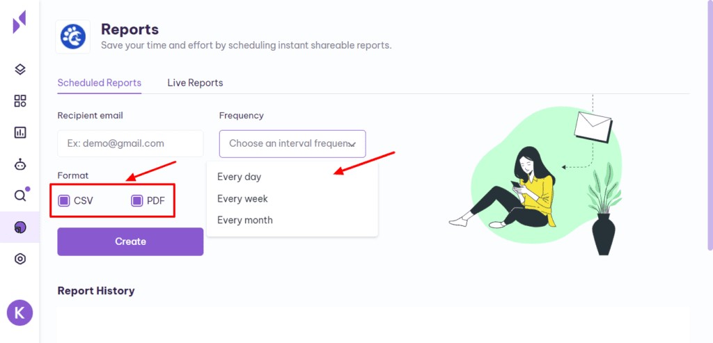 Serpple - Scheduled Reports