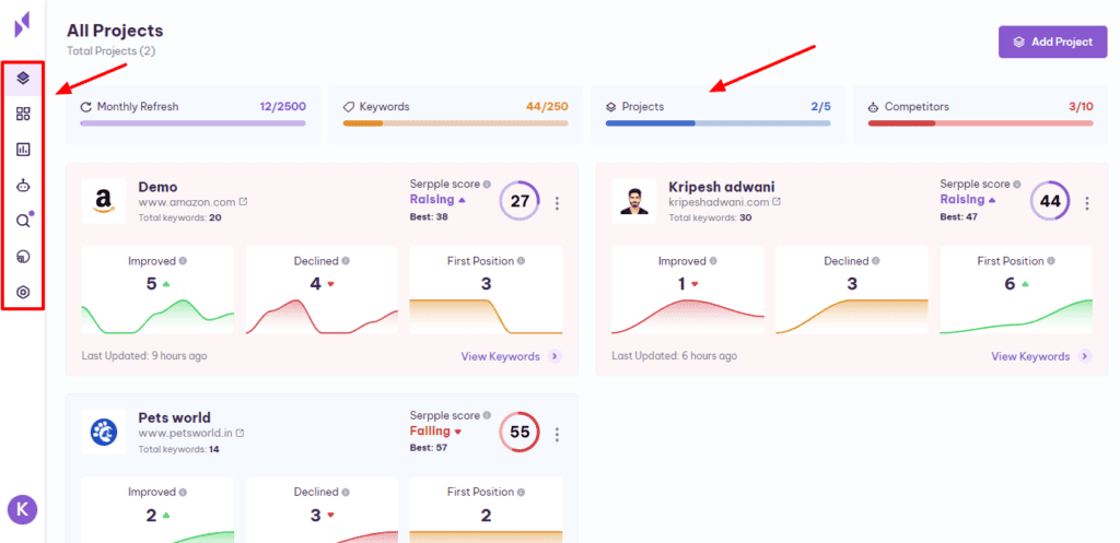 Serpple User Interface