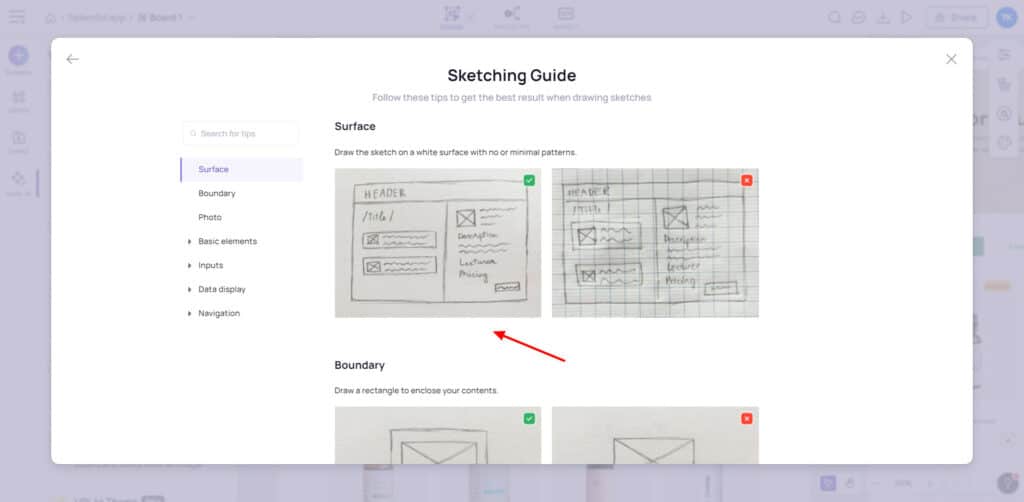 Visily AI Sketches to Designs
