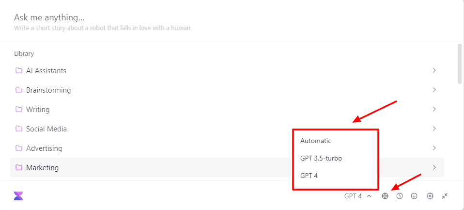 Voila Review (2026) - AI to Supercharge Your Productivity! 6 Voila AI model selection