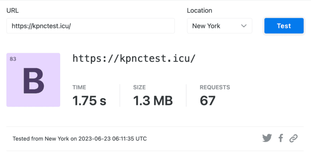 Best Web Hosting for Small Business (2026) 19 EasyWP-Speed-Test-US