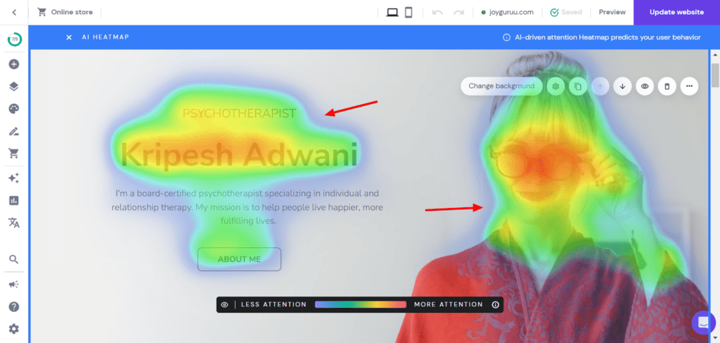 Hostinger AI Heatmap