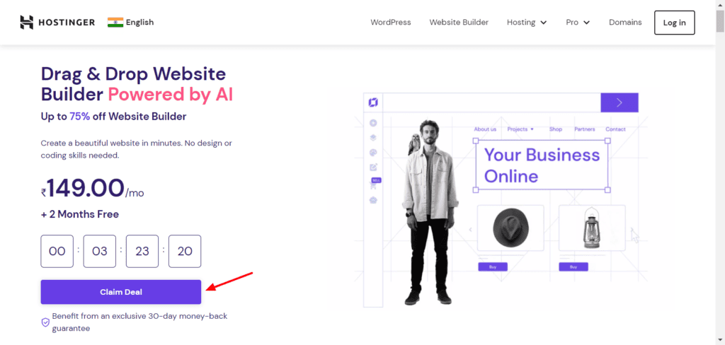 Hostinger website builder