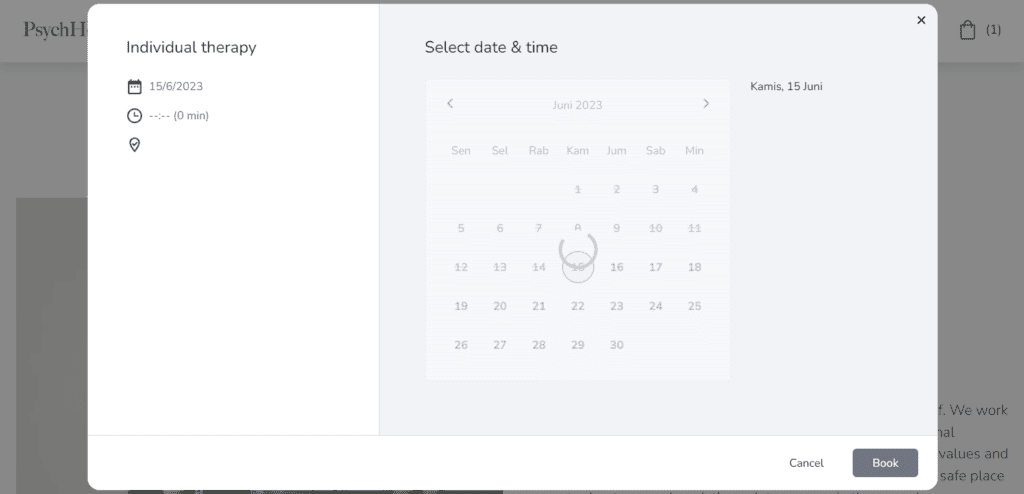Hostinger website builder - appointments