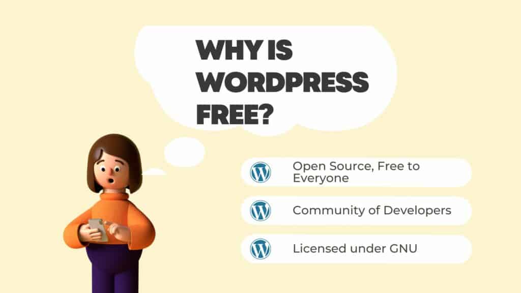 Why is WordPress FREE? Or Is It Really Free ? 2 Why is WordPress free