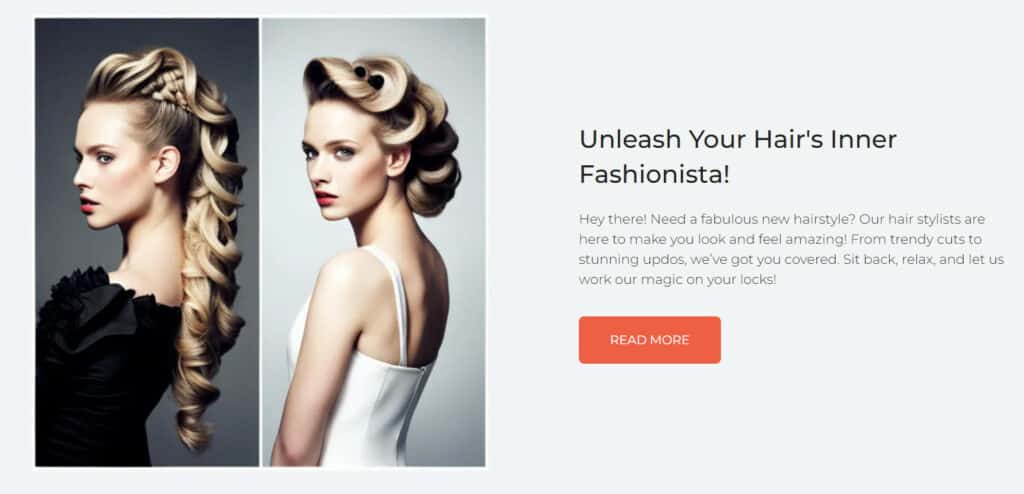 10Web - design and content relevance