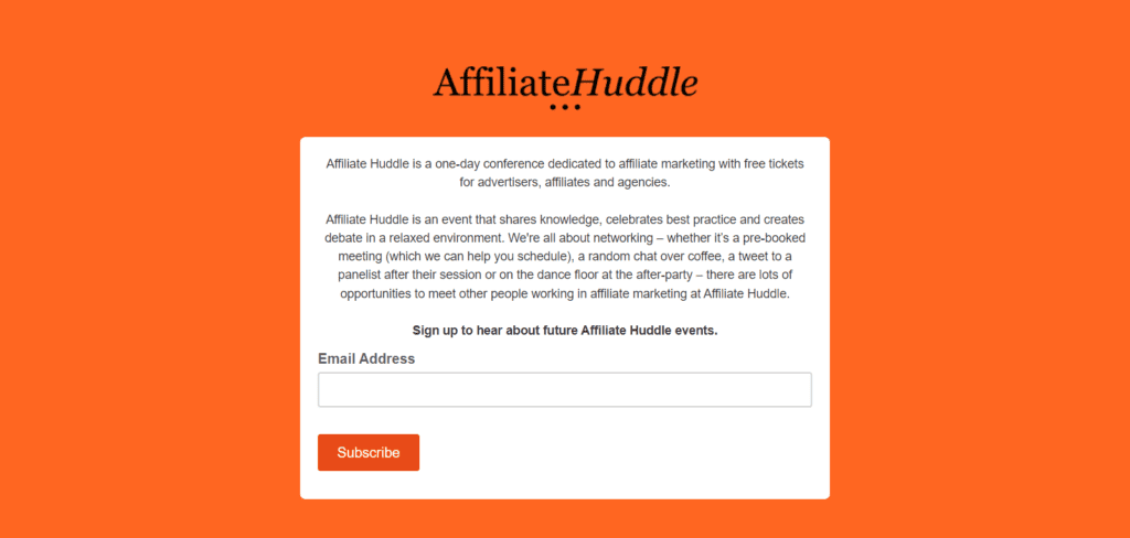 Affiliate Huddle