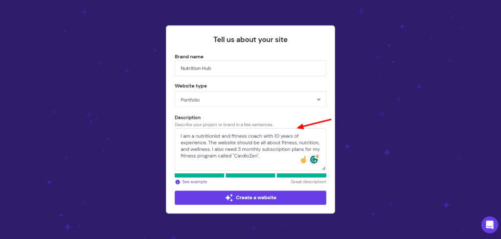 Hostinger AI Website Builder