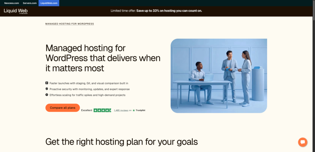 Liquid Web - homepage