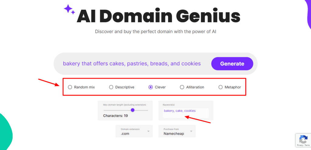 AI Domain Genius