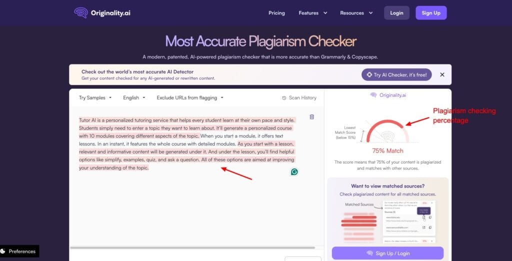 21 Best AI Tools for Students in 2026 (Mostly FREE) 15 Originality AI plagiarism checker